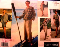 1123  Vogue HOODIE ZIP JACKET, SHIFT DRESS, TOP,  PANTS PATTERN 8-18 2 sizes choice uncut